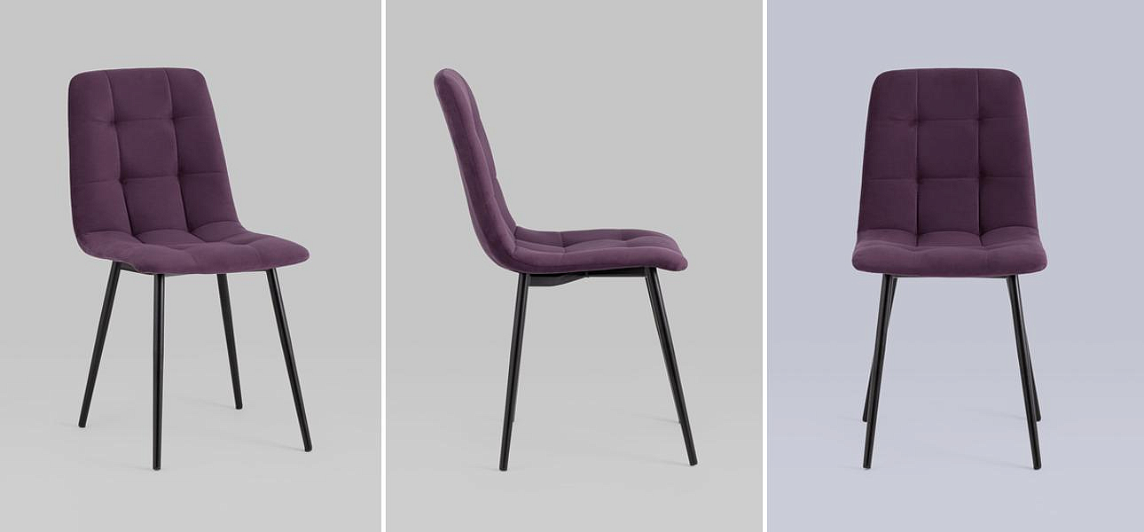 Стул NANCY S-2 Chair Пыльно-Фиолетовый Велюр Стул NANCY S-2 Chair Пыльно-Фиолетовый Велюр - Loft-Concept в Воронеже