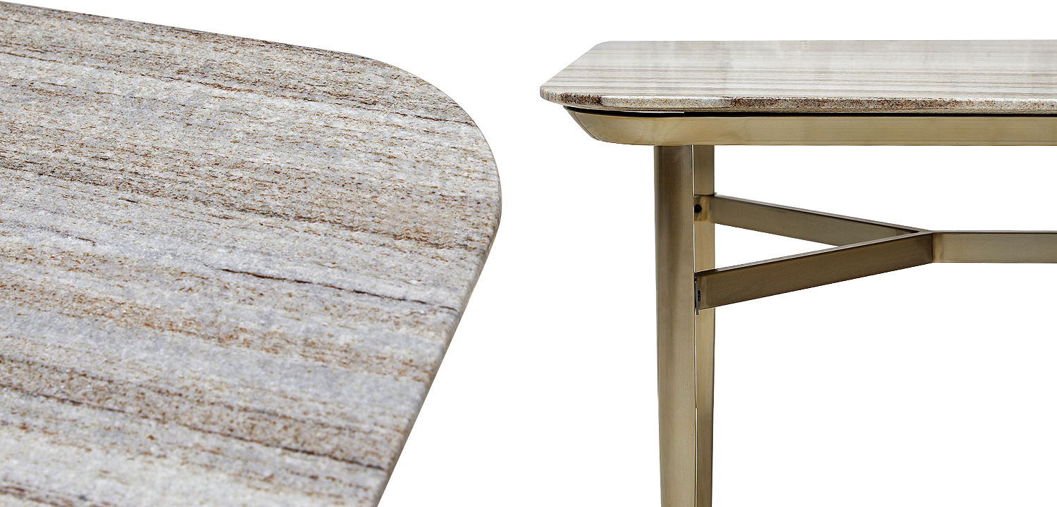 Стол Cisneros Marble Dinner Table с мраморной столешницей Стол Cisneros Marble Dinner Table с мраморной столешницей - Loft-Concept в Воронеже