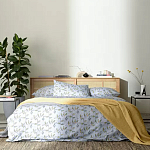 Постельное белье из сатина с рисунком 200х220 см Aurora Allure Sprout варинант исполнения - 2 | Loft Concept в Воронеже