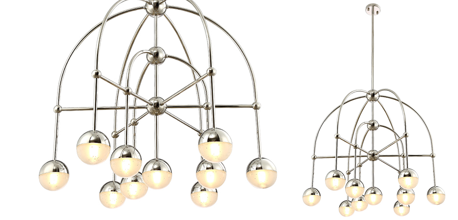 Люстра Heidy Chrome Chandelier 10 Люстра Heidy Chrome Chandelier 10 - Loft-Concept в Воронеже