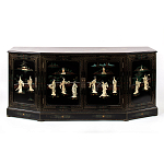 Комод в китайском стиле Chinese Black Chest of Drawers Нидерланды варинант исполнения - 1 | Loft Concept в Воронеже