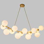 Люстра подвесная с белыми лампами в форме шара Felicitat варинант исполнения - 4 | Loft Concept в Воронеже