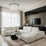 Люстра круглая с прозрачными стеклянными трубками Nembus варинант исполнения - 12 | Loft Concept в Воронеже