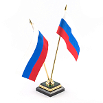 Флагшток из малахита и бронзы с позолотой Stone Flagpole варинант исполнения - 2 | Loft Concept в Воронеже