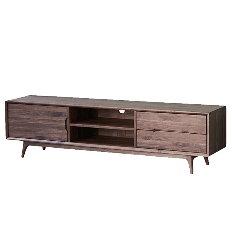 Тумба под телевизориз массива дерева Walnut TV Stand Орех в Воронеже | Loft Concept 
