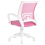 Офисное кресло с основанием из белого пластика Desk chairs Pink варинант исполнения - 5 | Loft Concept в Воронеже
