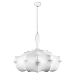 Подвесной светильник с белым фигурным абажуром и мягкими волнистыми краями Cloud Motion  варинант исполнения - 17 | Loft Concept в Воронеже