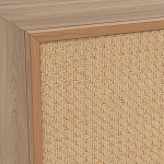 ТВ-тумба с декором из ротанга Pansy Rattan TV Stand варинант исполнения - 2 | Loft Concept в Воронеже