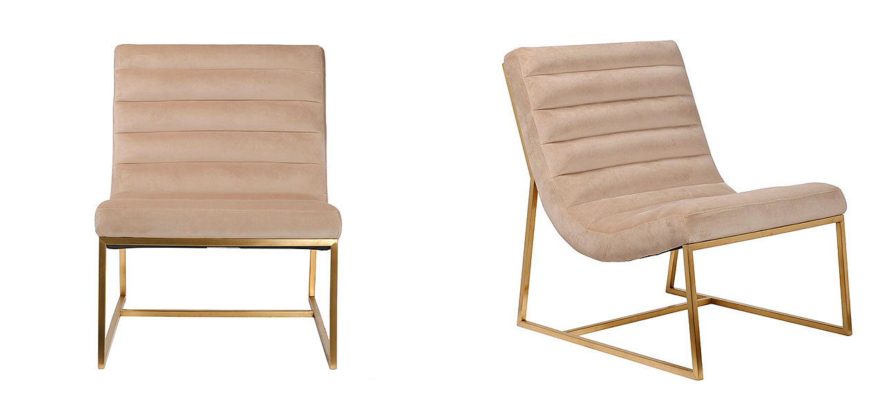 Кресло Great Basin matte gold Кресло Great Basin matte gold - Loft-Concept в Воронеже