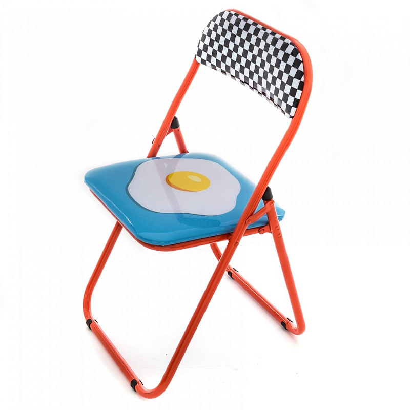 Стул Seletti Folding Chair Egg Мульти Красный в Воронеже | Loft Concept 