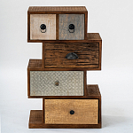 Тумба необычной формы с выдвижными ящиками Shift варинант исполнения - 2 | Loft Concept в Воронеже