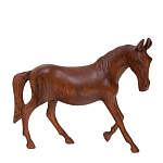 Статуэтка из дерева суар дикая лошадь Wild Horses варинант исполнения - 2 | Loft Concept в Воронеже