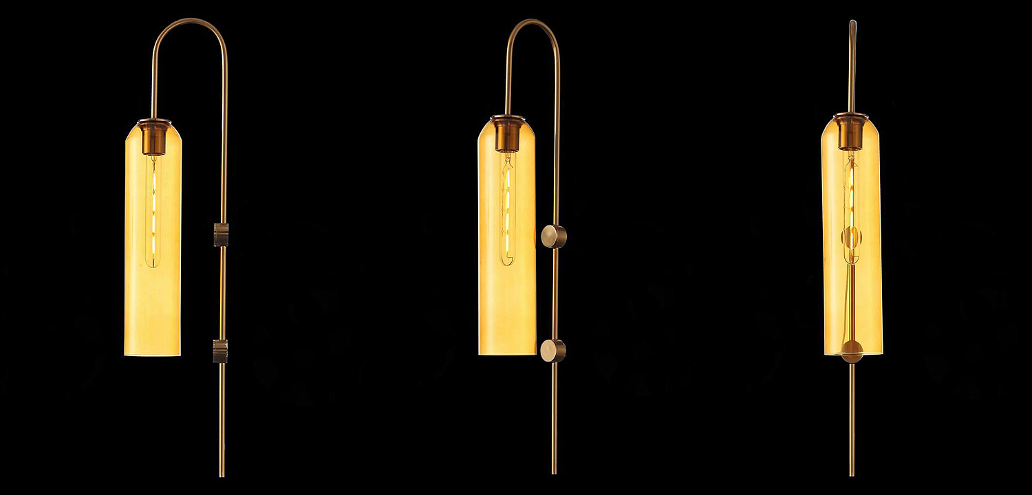 Бра ARTICOLO float Wall Sconce Amber Бра ARTICOLO float Wall Sconce Amber - Loft-Concept в Воронеже