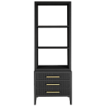 Этажерка Primo с ящиками шпон Черный дуб варинант исполнения - 1 | Loft Concept в Воронеже