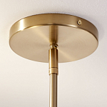 Люстра круглая с 2-мя металлическими абажурами Andromeda варинант исполнения - 5 | Loft Concept в Воронеже