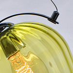 Подвесной светильник со стеклянном плафоном в форме бокала Kaleido варинант исполнения - 28 | Loft Concept в Воронеже