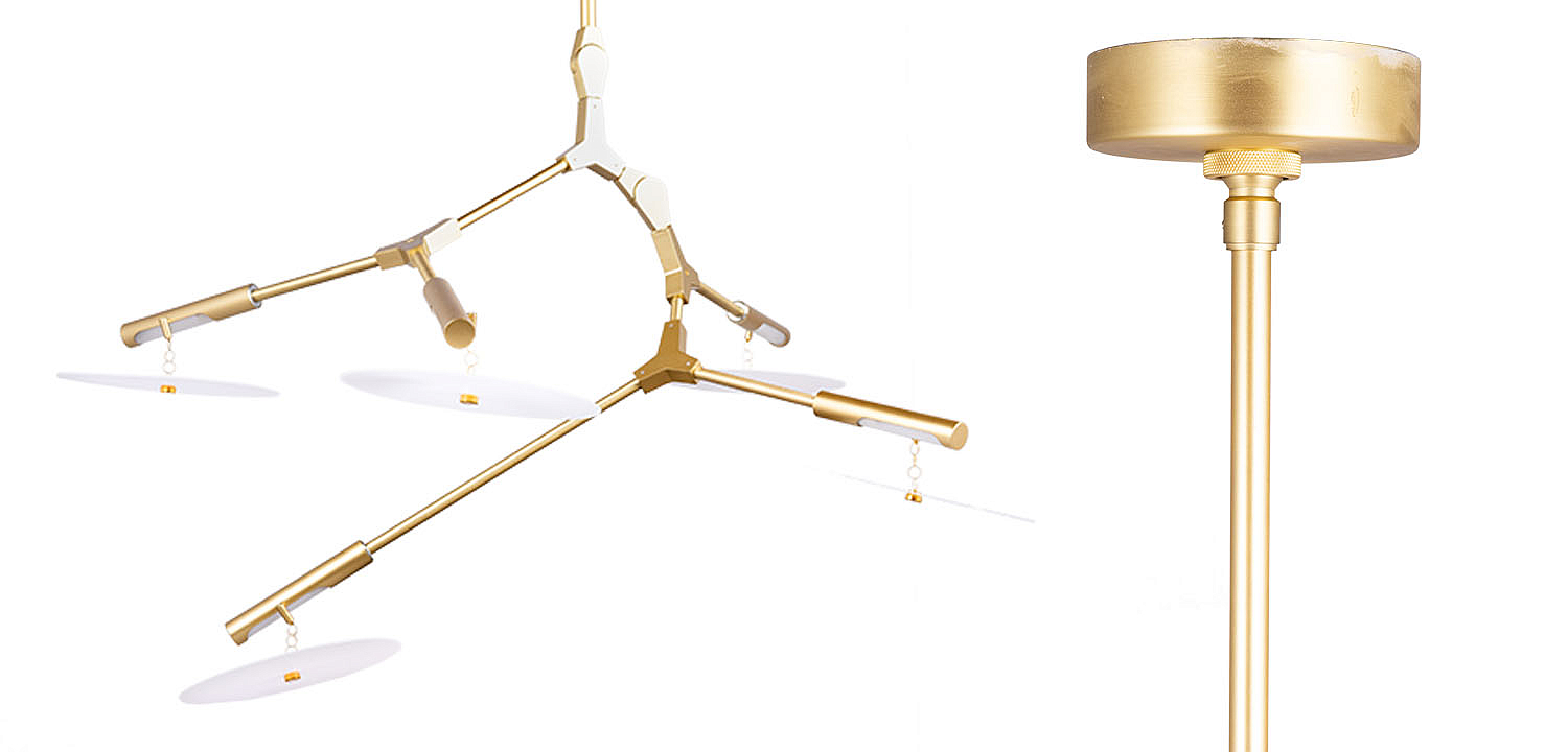 Люстра White Disc 100 Люстра White Disc 100 - Loft-Concept в Воронеже