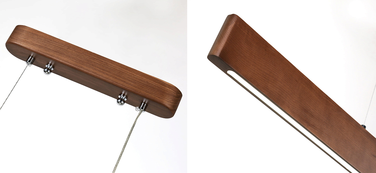 Люстра из натурального дерева Line Pendant Люстра из натурального дерева Line Pendant - Loft-Concept в Воронеже