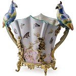 Ваза фарфоровая с попугаями Ferra варинант исполнения - 4 | Loft Concept в Воронеже