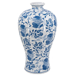 Ваза фарфоровая высокая с синими цветочными мотивами Independence варинант исполнения - 2 | Loft Concept в Воронеже