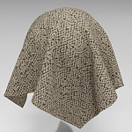 Мебельная ткань Шенилл коричневый цвет 138 см T4-28 варинант исполнения - 3 | Loft Concept в Воронеже