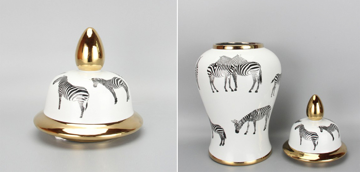 Ваза White Vase Zebra Ваза White Vase Zebra - Loft-Concept в Воронеже