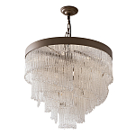 Люстра со стеклянными подвесками в виде круглых бусин Waterfall of Light варинант исполнения - 1 | Loft Concept в Воронеже