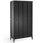 Шкаф черный Silva Black Cabinet варинант исполнения - 2 | Loft Concept в Воронеже