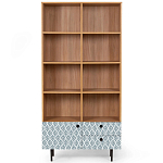 Широкий стеллаж с принтом Elise Rack варинант исполнения - 14 | Loft Concept в Воронеже