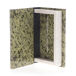 Шкатулка в виде книги из натурального камня змеевик Stone Casket варинант исполнения - 3 | Loft Concept в Воронеже