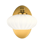  Бра с круглым плафон из матового белого стекла Kichler варинант исполнения - 7 | Loft Concept в Воронеже