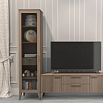 Витрина левая 1-дверная с ящиком и 5-ю полками Harper Line варинант исполнения - 3 | Loft Concept в Воронеже