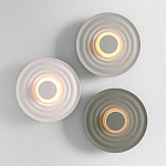 Бра круглое Soft Halo серый варинант исполнения - 5 | Loft Concept в Воронеже