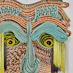 Арт-Объект из нитей Абстрактный портрет Joana Schneider  варинант исполнения - 1 | Loft Concept в Воронеже