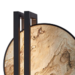 Бра из двух каменных дисков в металлической раме Constellation варинант исполнения - 2 | Loft Concept в Воронеже