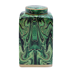 Ваза с малахитовым узором MALACHITE варинант исполнения - 1 | Loft Concept в Воронеже
