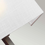 Бра с прямоугольным тканевым абажуром белого цвета Feiss варинант исполнения - 8 | Loft Concept в Воронеже