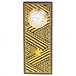 Часы подарочные настольные в виде погона Генерала из натурального камня Змеевик Gold Military Clock варинант исполнения - 4 | Loft Concept в Воронеже