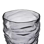 Ваза стеклянная фактурная Crumpled Vase 25,3 см варинант исполнения - 2 | Loft Concept в Воронеже