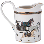 Чайный сервиз из фарфора с изображением лошадей на 6 персон 15 предметов Porcelain Horse Set  варинант исполнения - 5 | Loft Concept в Воронеже