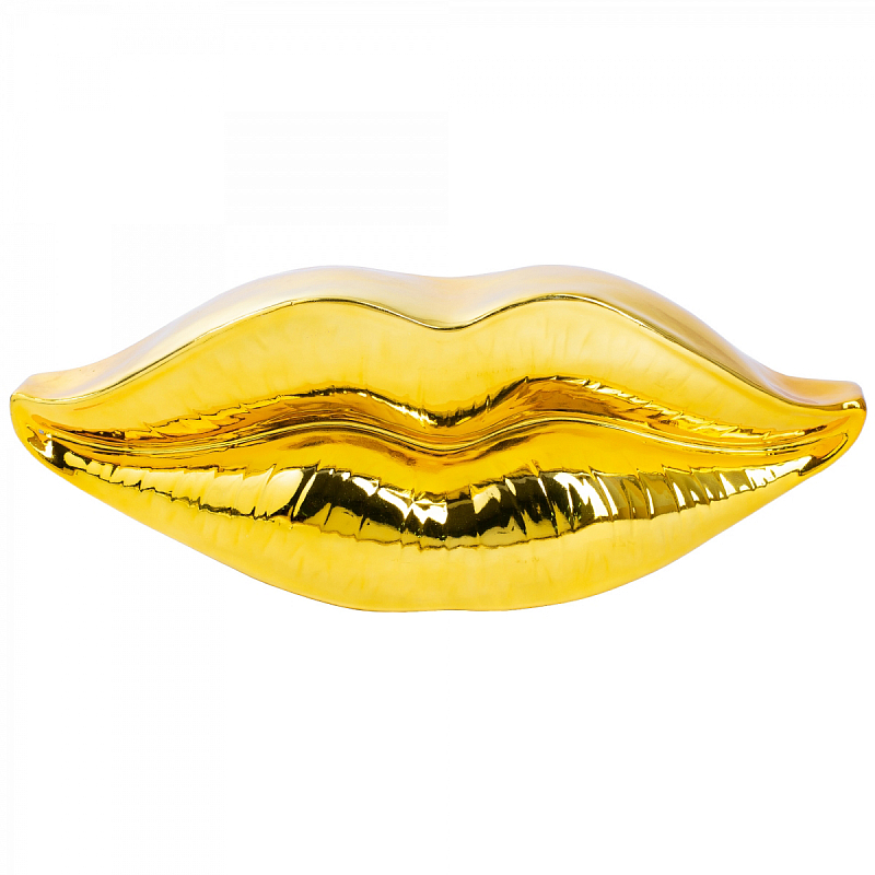 Настенный декор LIPS wall accessory GOLD Глянцевое золото в Воронеже | Loft Concept 