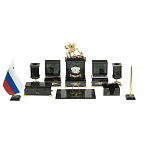 Настольный письменный набор из нефрита в подарочной коробке Victorious варинант исполнения - 1 | Loft Concept в Воронеже