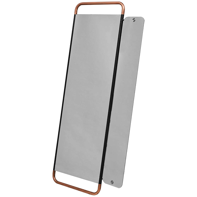 Напольное зеркало Copper Black Functional Mirror Черный Медь Зеркало Напольное зеркало Copper Black Functional Mirror Черный Медь Зеркало в Воронеже | Loft Concept