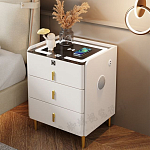 Умная прикроватная тумбочка c зарядкой для телефона Smart Furniture варинант исполнения - 1 | Loft Concept в Воронеже