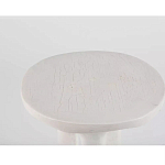 Дизайнерский журнальный стол белый на 3-х ножках в виде ступней African table варинант исполнения - 2 | Loft Concept в Воронеже