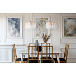 Люстра с подвесными рифлеными стеклянными трубками Nembus варинант исполнения - 23 | Loft Concept в Воронеже