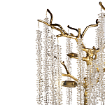 Лампа настольная со стеклянными подвесами цвет золото FAIRYTREE Light варинант исполнения - 2 | Loft Concept в Воронеже