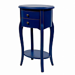 Синяя тумба на фигурных ножках Shelby варинант исполнения - 2 | Loft Concept в Воронеже