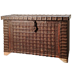 Большой Этнический сундук с металлическим декором  варинант исполнения - 3 | Loft Concept в Воронеже