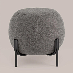 Пуф в ткани букле темно-серого цвета Pikelet варинант исполнения - 2 | Loft Concept в Воронеже